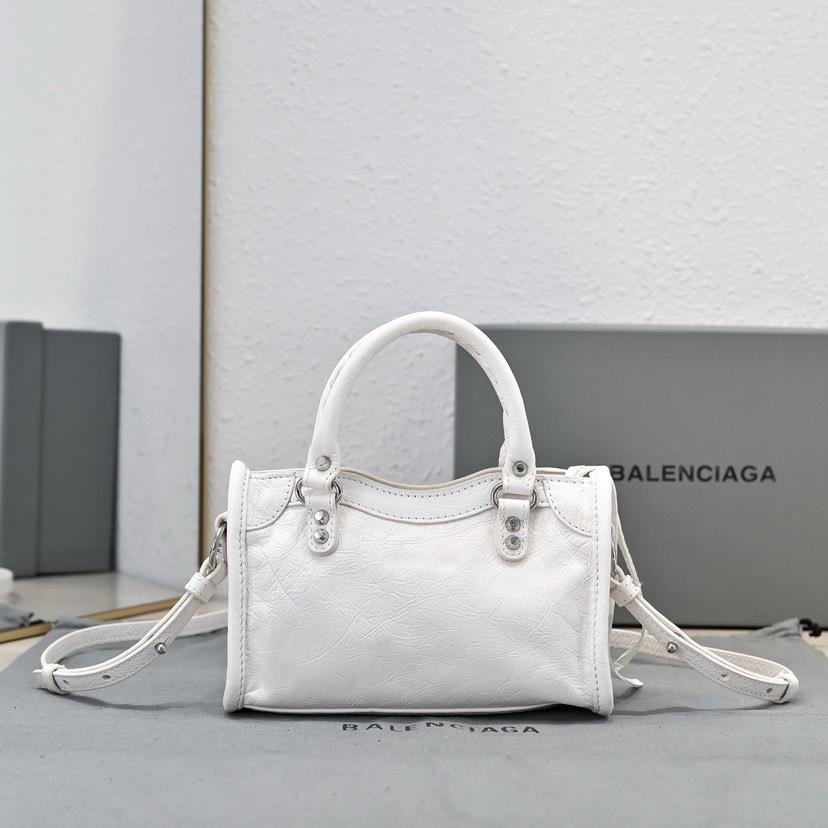 Balenciaga City Mini White