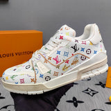 Louis Vuitton LV Trainer Takashi Murakami White