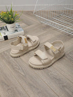 Dioract Sandal Powder Beige Lambskin