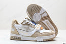 Lv Trainer Beige White Monogram
