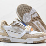 Lv Trainer Beige White Monogram