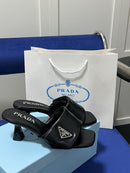 Prada Leather Mule Soft 65mm Black