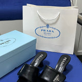 Prada Leather Mule Soft 65mm Black
