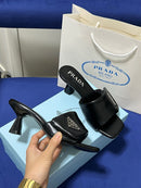 Prada Leather Mule Soft 65mm Black