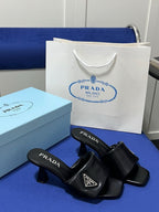 Prada Leather Mule Soft 65mm Black