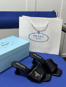Prada Leather Mule Soft 65mm Black