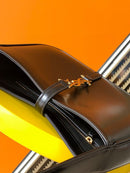 Yves Saint Laurent Mini Le 5 to 7 Leather Black