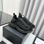 Chanel Suede Calfskin Mixed Fibers CC Black