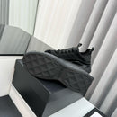 Chanel Suede Calfskin Mixed Fibers CC Black