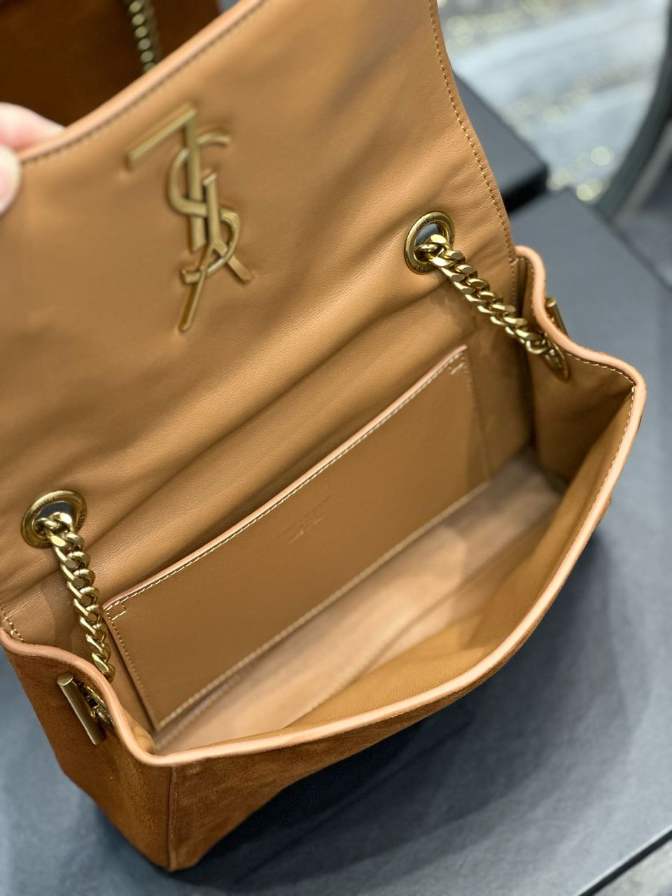 Yves Saint Laurent Kate Reverse Suede