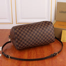 Lv Speedy Bandoulière Damier Ébène