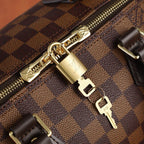 Lv Speedy Bandoulière Damier Ébène.