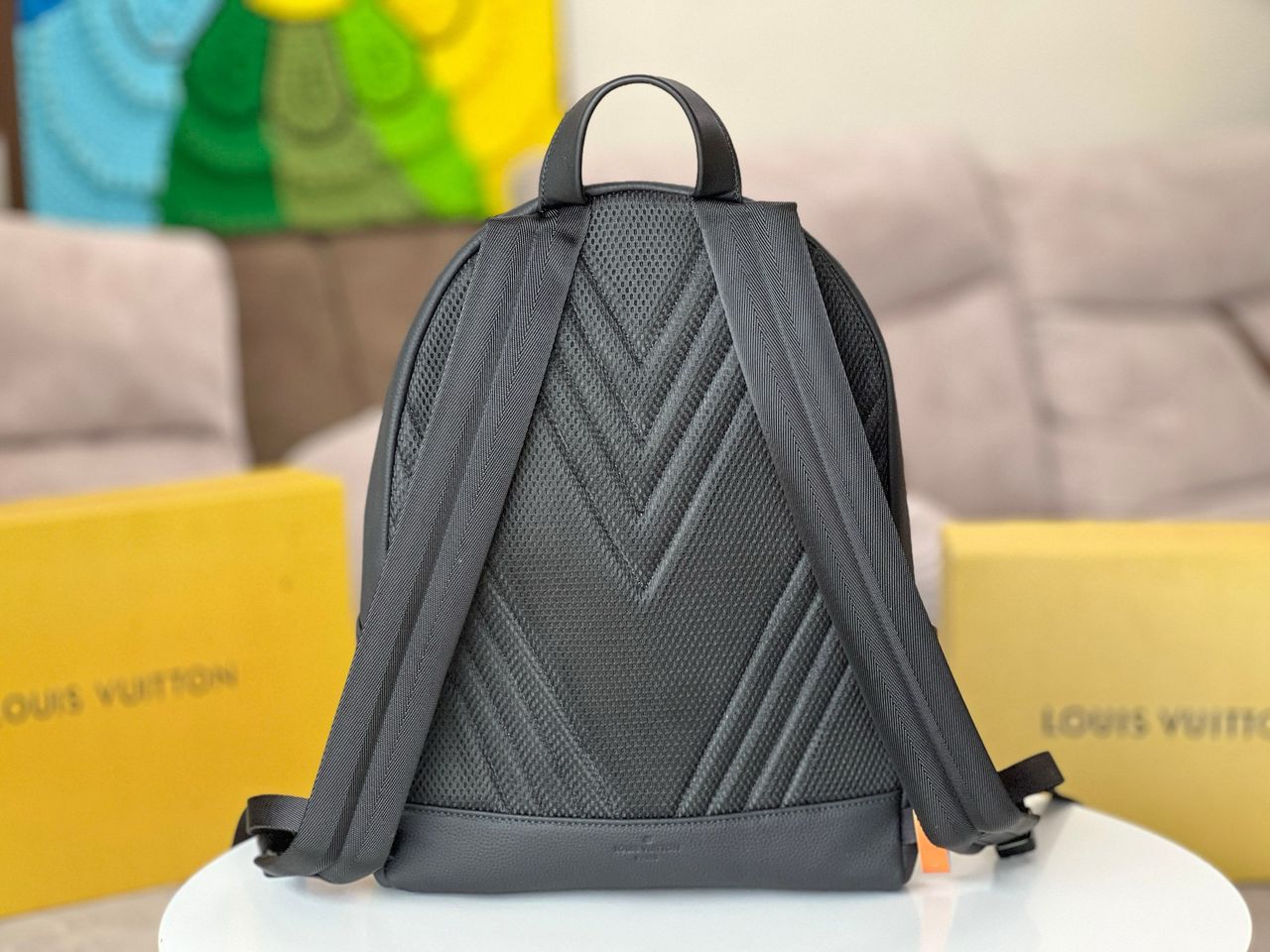Mochila Louis Vuitton Aerogram Obscur Noir