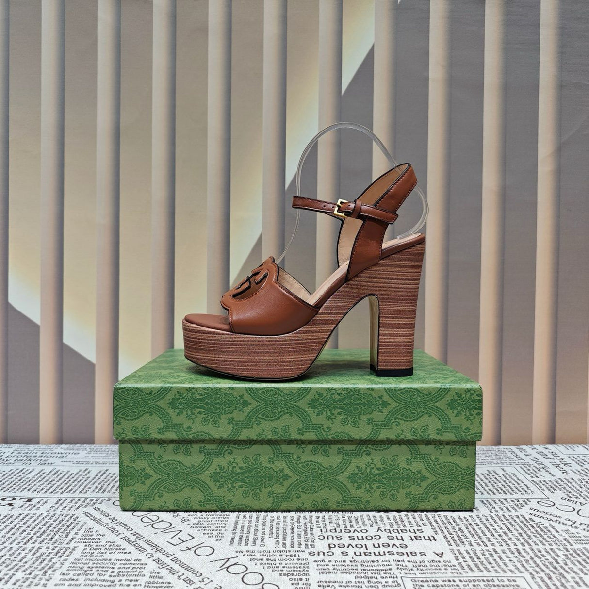 Gucci Interlocking GG Com Salto 110mm