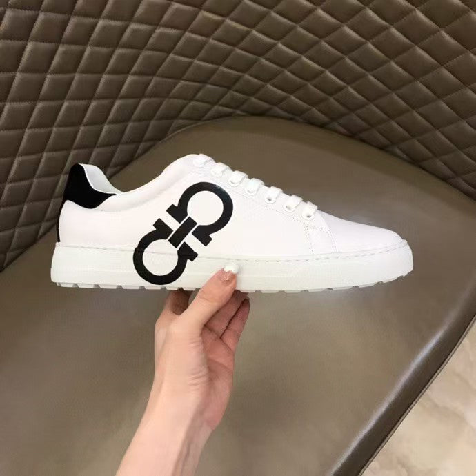 Tênis Ferragamo Gancini White