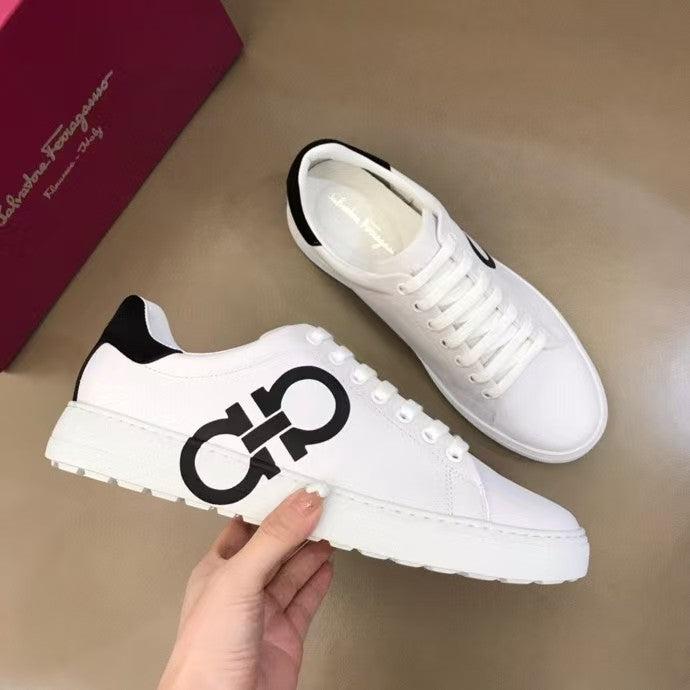 Tênis Ferragamo Gancini White
