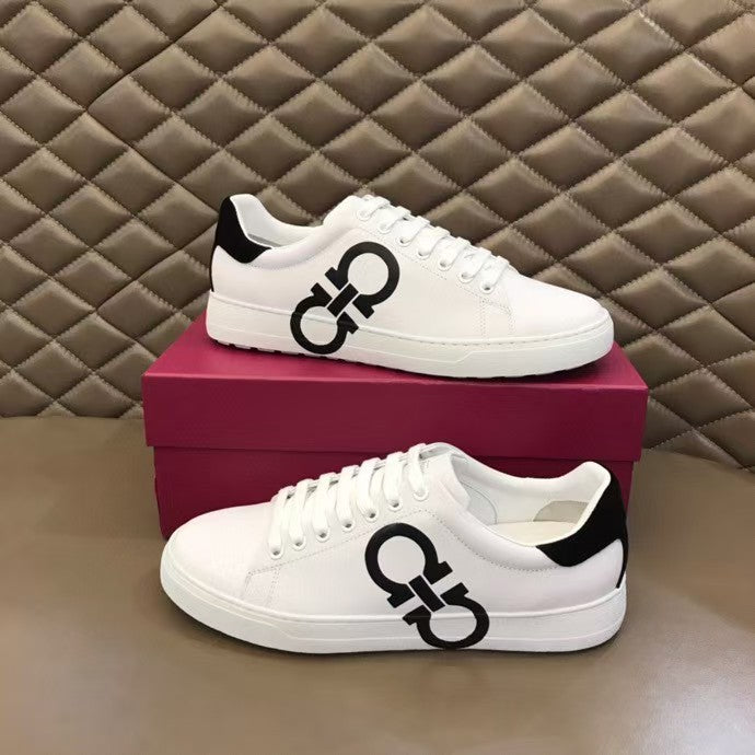 Tênis Ferragamo Gancini White
