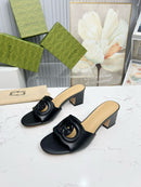 Gucci Interlocking GG Slide Sandal 55mm Black
