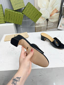 Gucci Interlocking GG Slide Sandal 55mm Black