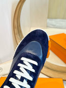 Hermes Air Mesh Suede Goatskin Bouncing Blue