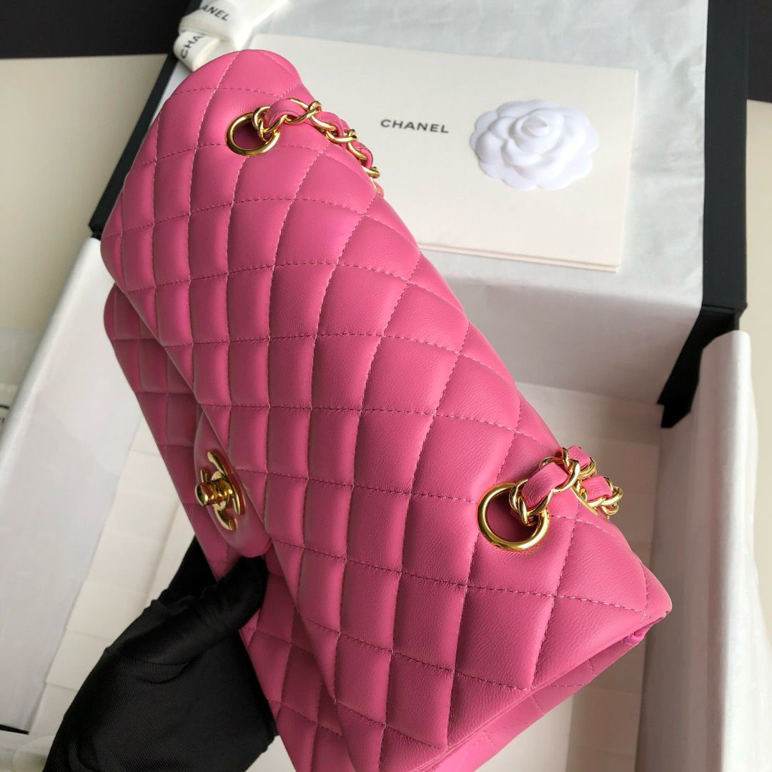Chanel 21P Pink Lambskin Quilted
