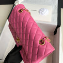 Chanel 21P Pink Lambskin Quilted