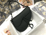 Bolsa Saddle Oblique Embroidery Black