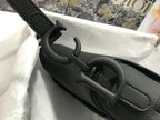Bolsa Saddle Oblique Embroidery Black