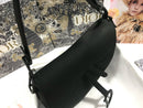 Bolsa Saddle Oblique Embroidery Black