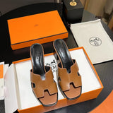 Hermes Helia Sandal Naturel