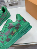 LV Trainer Sneaker Damier Pop Green