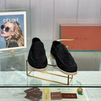 Loro Piana Summer Walk Camurça Preto.