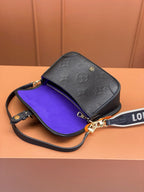 Lv Diane Monogram Empreinte Black