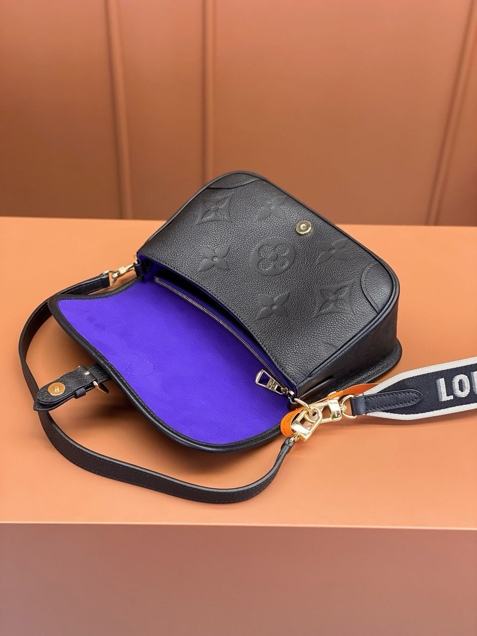 Lv Diane Monogram Empreinte Black
