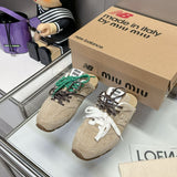 Mule New Balance x Miu Miu 530 SL em camurça desbotada