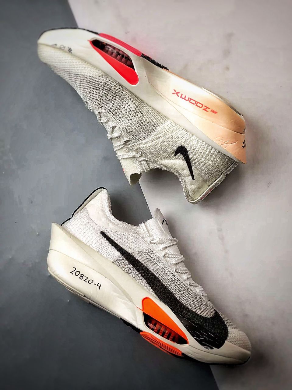 NIKE AIR ZOOM ALPHAFLY NEXT% 3 PROTO BRANCO/PRETO/LARANJA ZD6206