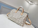 Lv Speedy Bandoulière 30 Damier Azur