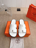 Hermes Izmir Sandal White.
