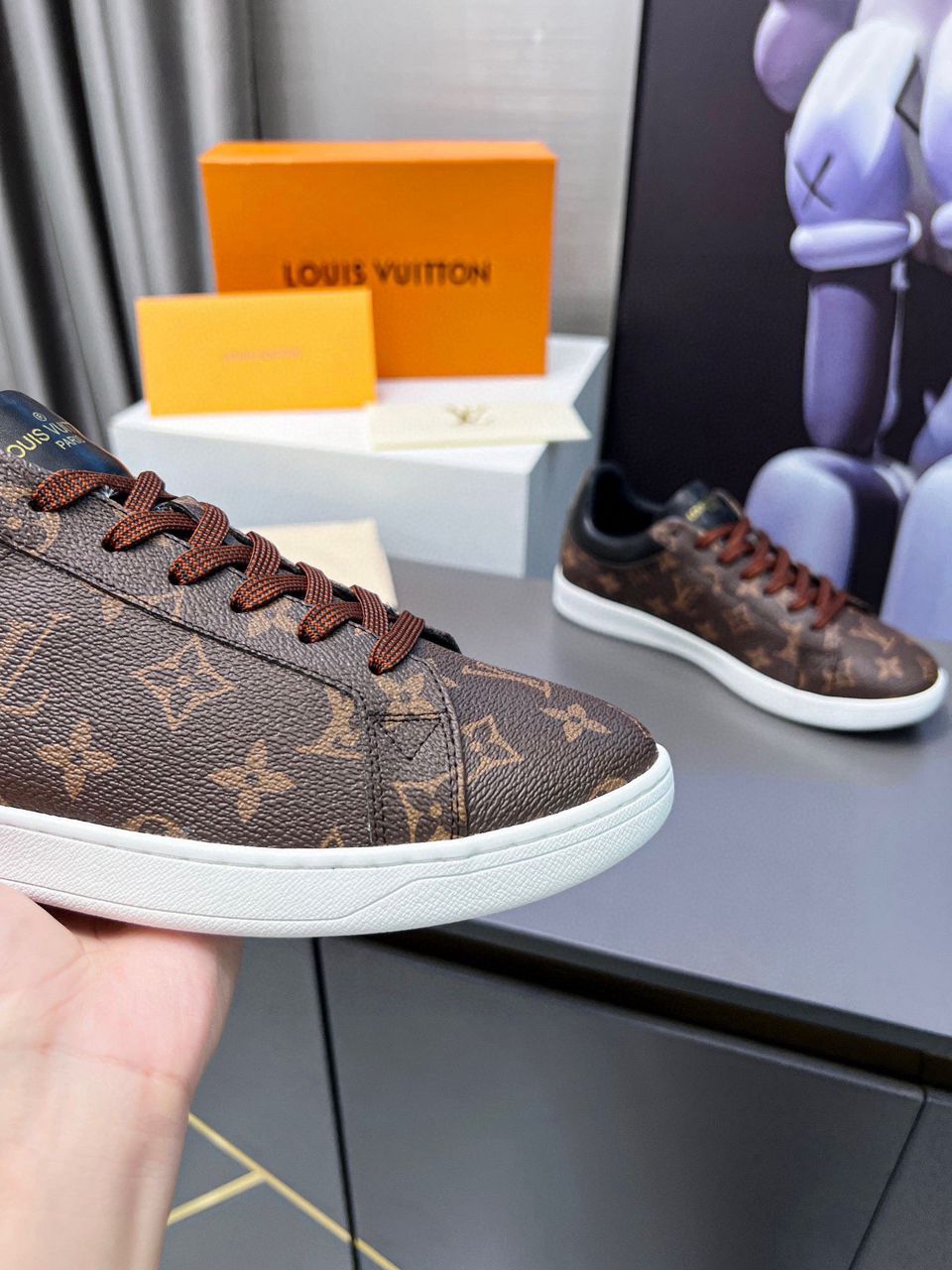 Lv Luxembourg Ebene Monogram