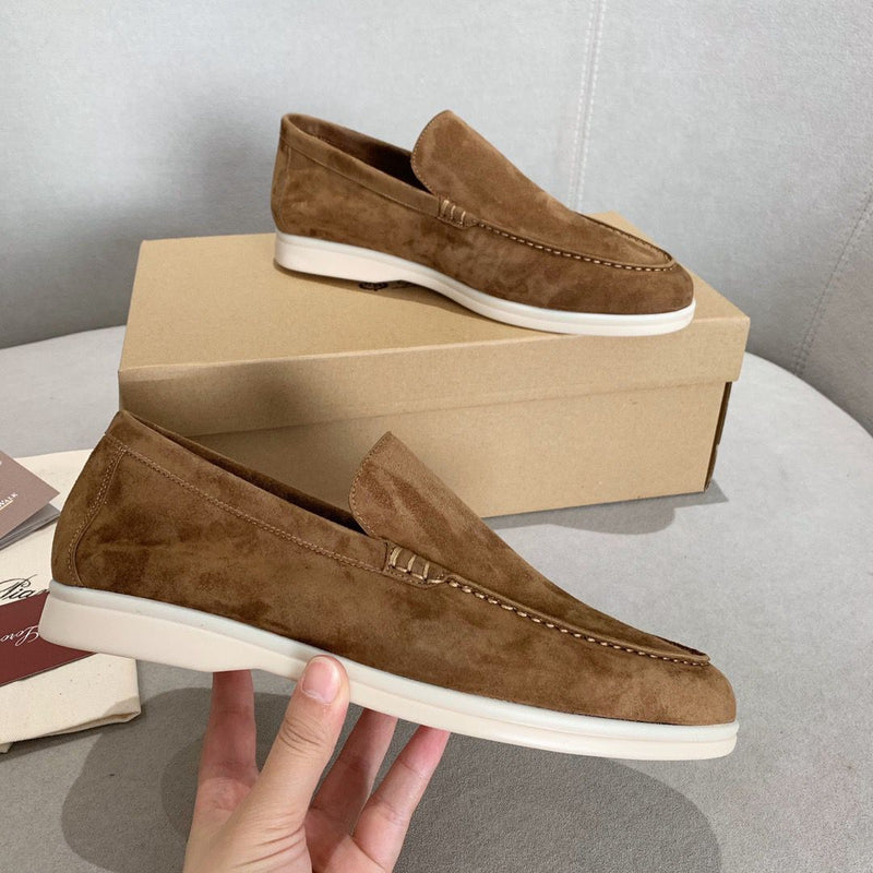 Loro Piana Suede Loafers Summer Walk