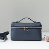 Loro Piana L19 Extra Pocket Pouch Ostritch