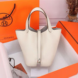 Bolsa Hermes Picotin 18 White