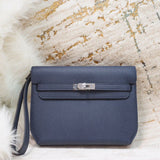 Bolsa Hermes Kelly Dépêches 25 Navy