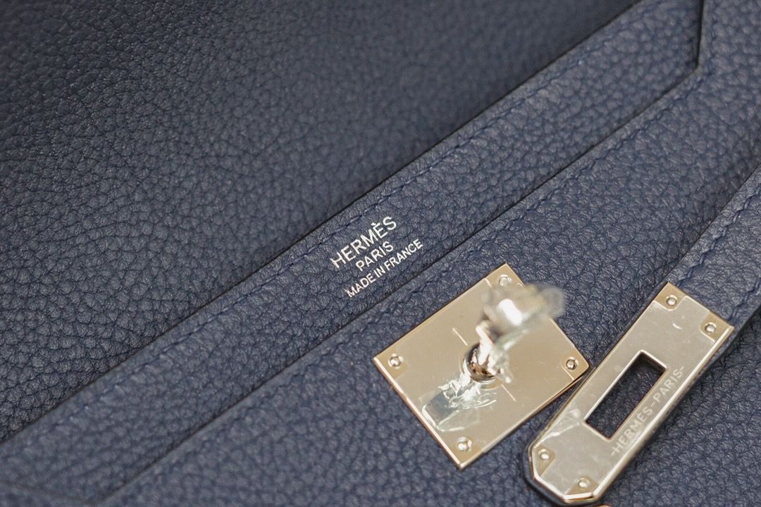 Bolsa Hermes Kelly Dépêches 25 Navy