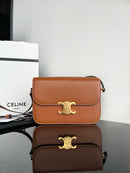 Celine Classique Triomphe Leather Bag Brown