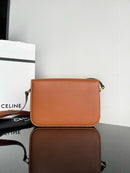 Celine Classique Triomphe Leather Bag Brown