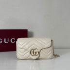 Gucci GG Marmont Mini Bag White. ( pronta entrega )