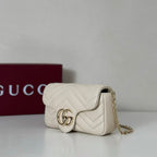 Gucci GG Marmont Mini Bag White. ( pronta entrega )