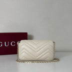 Gucci GG Marmont Mini Bag White. ( pronta entrega )
