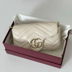 Gucci GG Marmont Mini Bag White. ( pronta entrega )